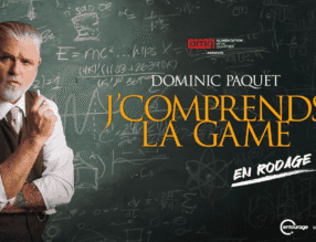 Dominic Paquet en rodage à Sainte-Thérèse