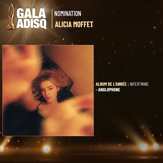Le spectacle d'Alicia Moffet s'inscrit dans sa tournée Intertwine, dont l'album éponyme a été nommé à l'ADISQ dans la catégorie Album anglophone de l'année. 