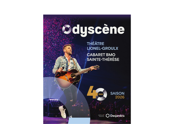 Cover Brochure de saison 2026 Odyscène