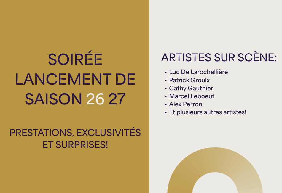 lancement de saison 2026 2027