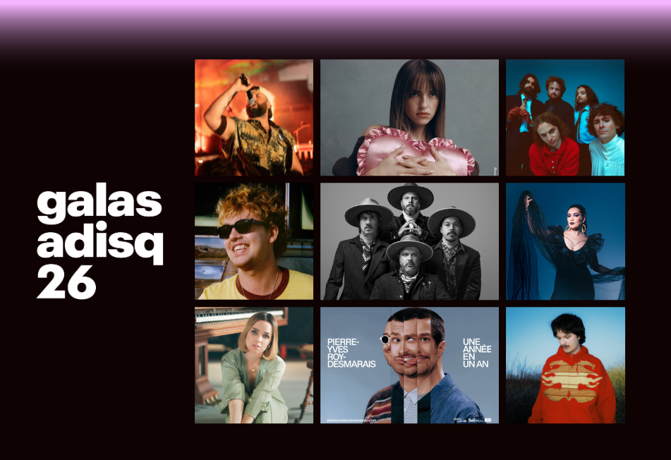 Nominations Gala ADISQ 2026